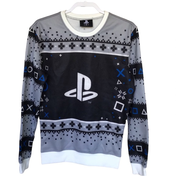PlayStation Video Game Brand Long Sleeves Sweater Size S - Picture 1 of 5